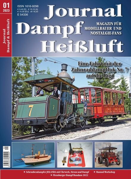 Journal Dampf & Heissluft – 20 Januar 2023 Cover