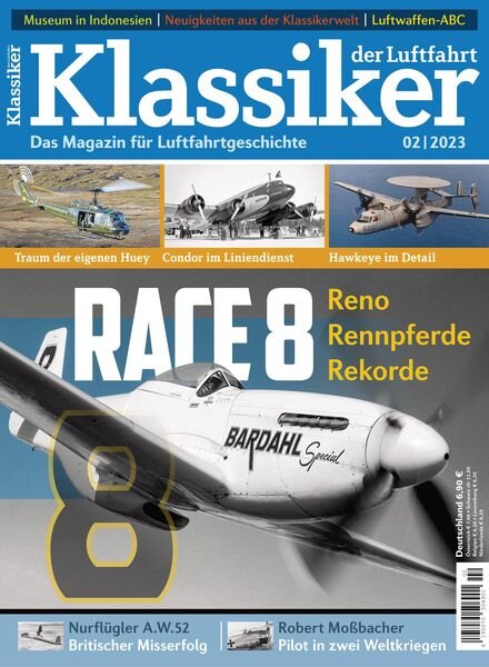Klassiker der Luftfahrt – Januar 2023 Cover
