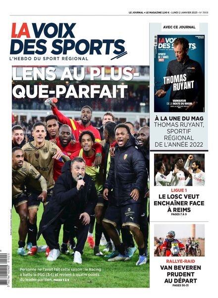 La Voix des Sports – 02 janvier 2023 Cover