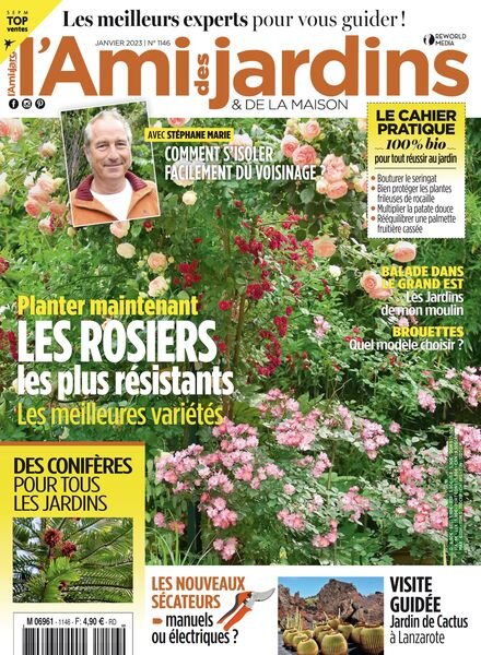 L’Ami des Jardins – janvier 2023 Cover
