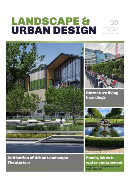Landscape & Urban Design – Issue 59 – January 2023 Cover