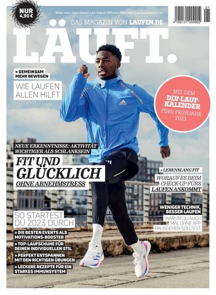 LaUFT Das Magazin von laufende – Dezember 2022 Cover
