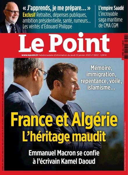 Le Point – 12 janvier 2023 Cover