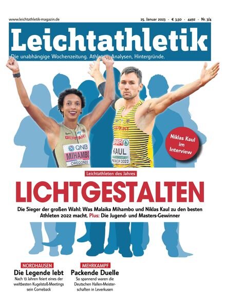 Leichtathletik – 24 Januar 2023 Cover