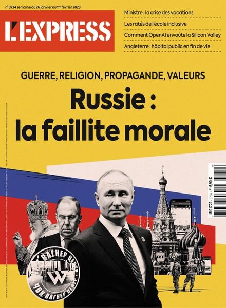 L’Express – 26 janvier 2023 Cover