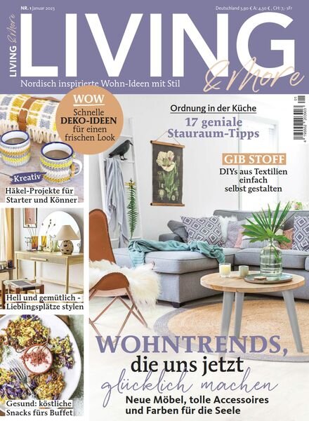 Living & More – Januar 2023 Cover