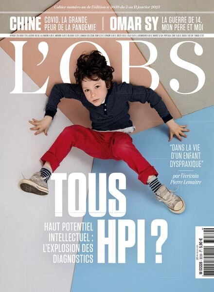 L’Obs – 5 Janvier 2023 Cover