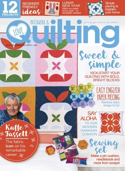 Love Patchwork & Quilting – January 2023 Cover