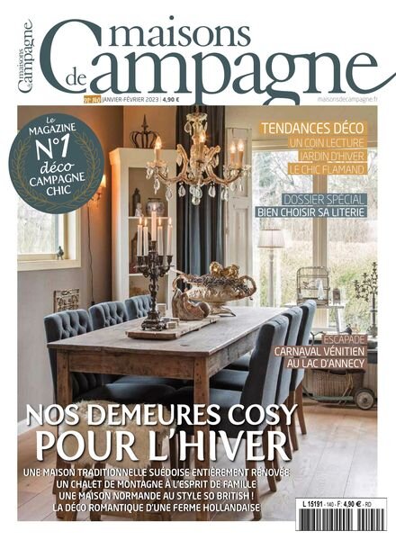 Maisons de Campagne – janvier 2023 Cover