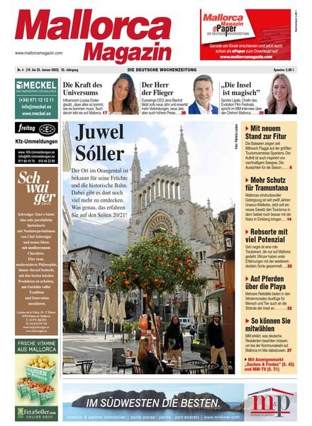 Mallorca Magazin – 19 Januar 2023 Cover