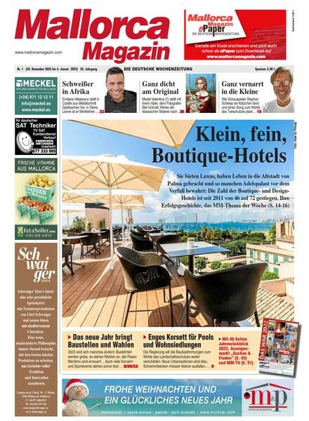 Mallorca Magazin – 29 Dezember 2022 Cover