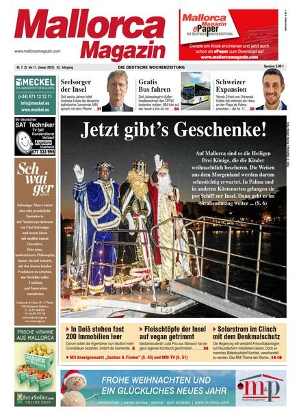 Mallorca Magazin – 5 Januar 2023 Cover