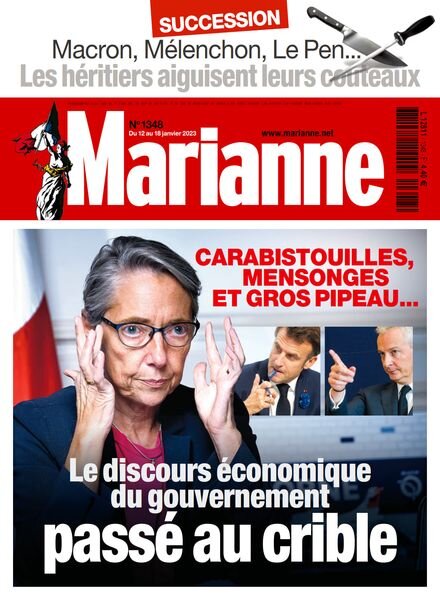 Marianne – 12 Janvier 2023 Cover