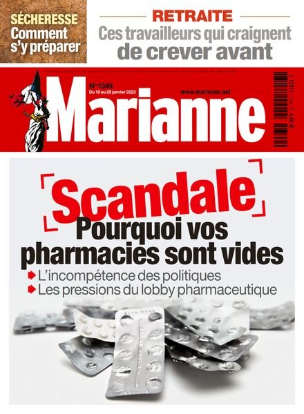 Marianne – 19 Janvier 2023 Cover