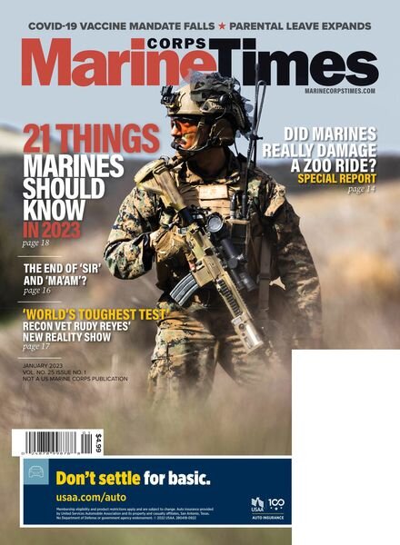 Marine Corps Times – January 2023 Cover