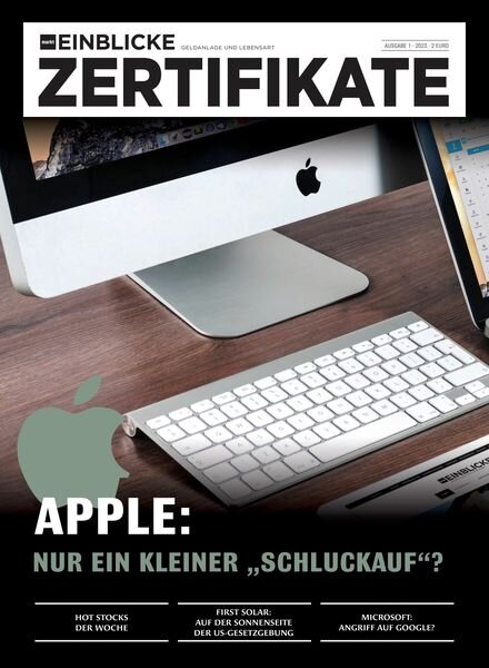 marktEINBLICKE Zertifikate – Januar 2023 Cover