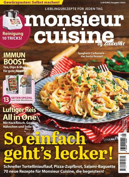 meinZauberTopf Monsieur Cuisine – Januar 2023 Cover