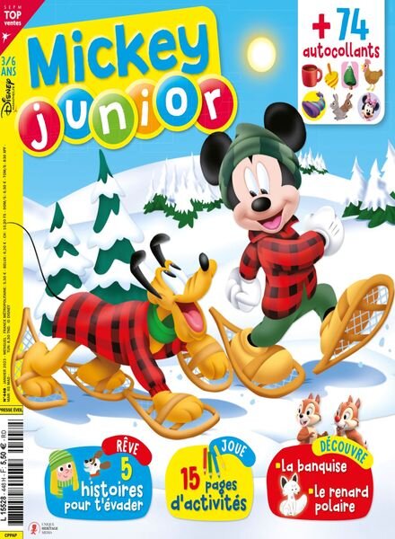 Mickey Junior – Janvier 2023 Cover