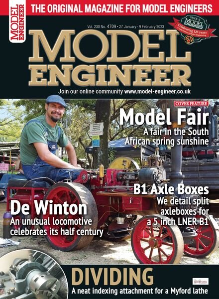 Model Engineer – 27 January 2023 Cover