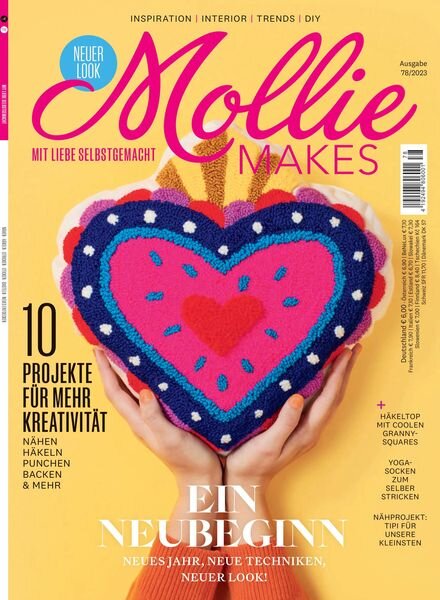 Mollie Makes Germany – Januar 2023 Cover
