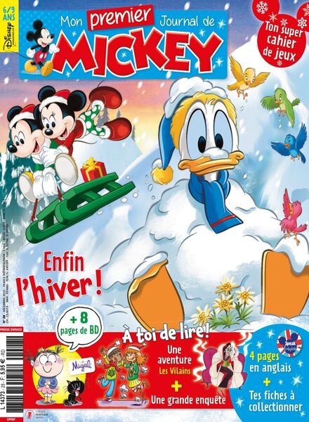 Mon Premier Journal de Mickey – Decembre 2022 Cover