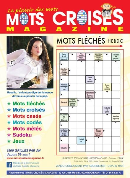 Mots Croises Magazine – 19 janvier 2023 Cover