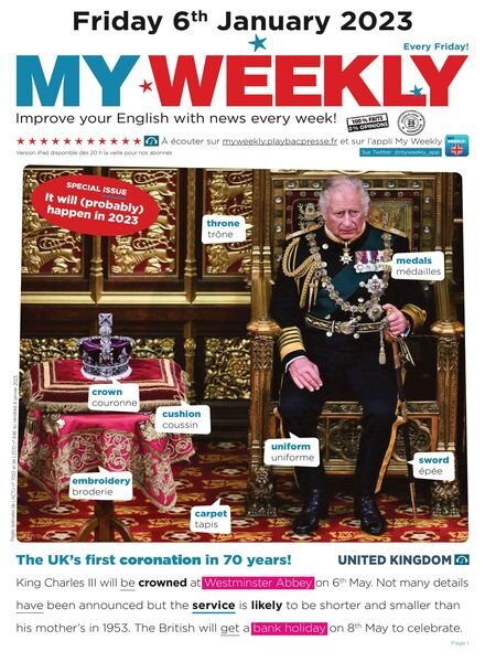 My Weekly Fr – 06 janvier 2023 Cover