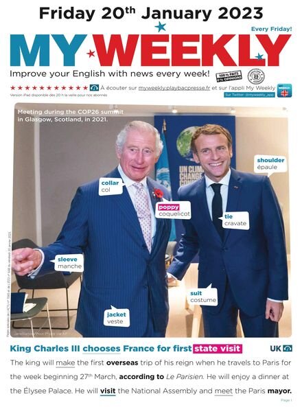 My Weekly Fr – 20 janvier 2023 Cover