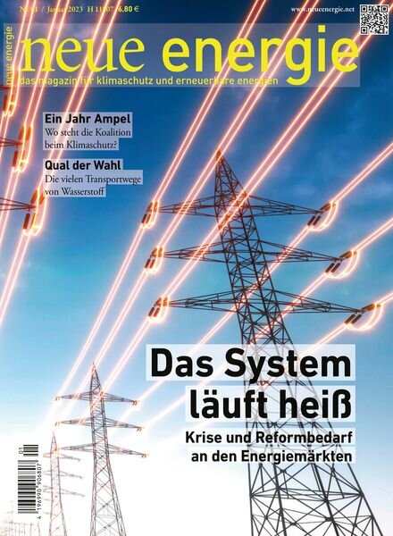 neue energie – Januar 2023 Cover