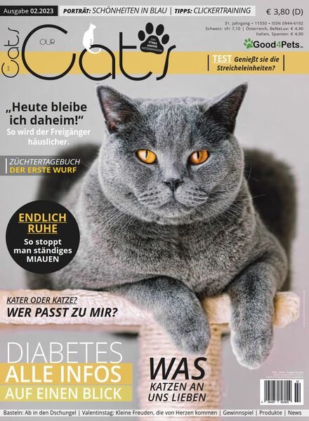 Our Cats – Februar 2023 Cover