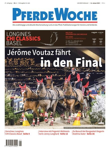 PferdeWoche – 11 Januar 2023 Cover