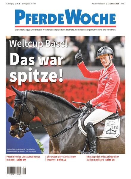 PferdeWoche – 18 Januar 2023 Cover