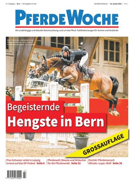 PferdeWoche – 25 Januar 2023 Cover