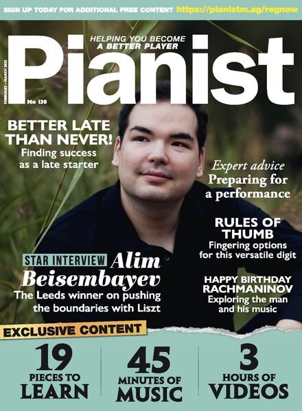 Pianist – January 2023 Cover