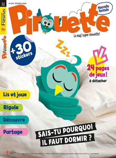 Pirouette – janvier 2023 Cover