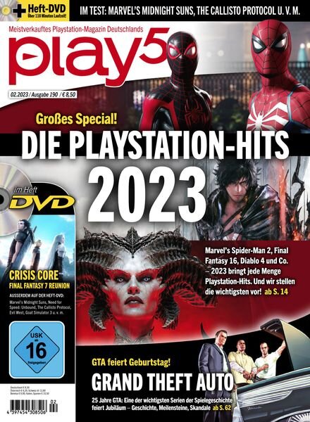 Play5 – Februar 2023 Cover