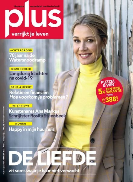 Plus Magazine Netherlands – Februari 2023 Cover