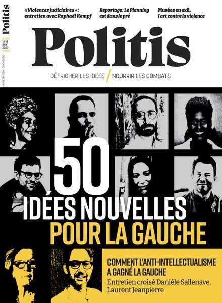 Politis – 12 Janvier 2023 Cover