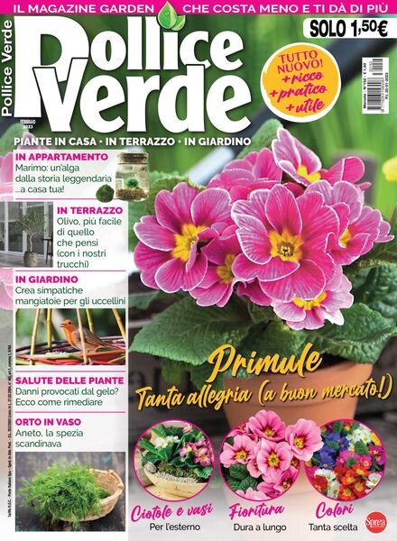Pollice Verde – febbraio 2023 Cover