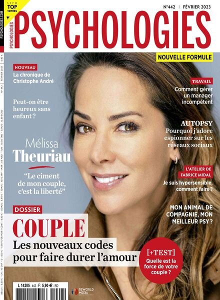 Psychologies France – Fevrier 2023 Cover