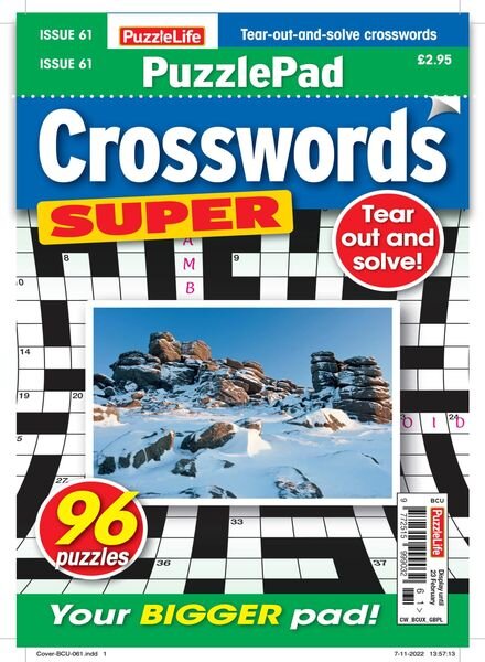 PuzzleLife PuzzlePad Crosswords Super – 26 January 2023 Cover