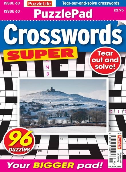 PuzzleLife PuzzlePad Crosswords Super – 29 December 2022 Cover