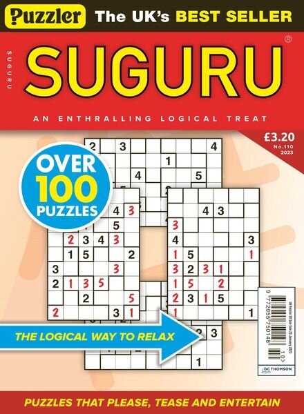 Puzzler Suguru – December 2022 Cover