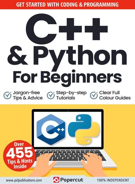 Python & C++ for Beginners – January 2023 Cover