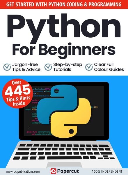 Python for Beginners – January 2023 Cover
