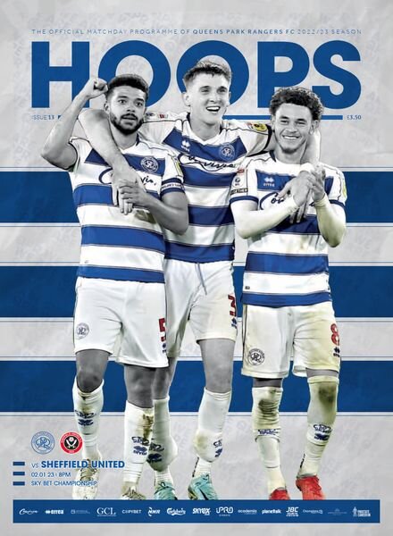 QPR Official Programmes – QPR v Sheffield Utd – 2 January 2023 Cover