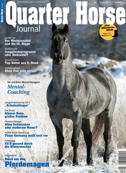 Quarter Horse Journal – Januar 2023 Cover