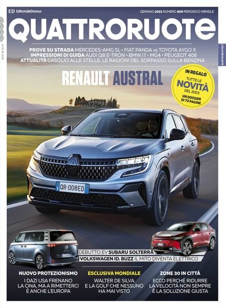 Quattroruote Italia – gennaio 2023 Cover