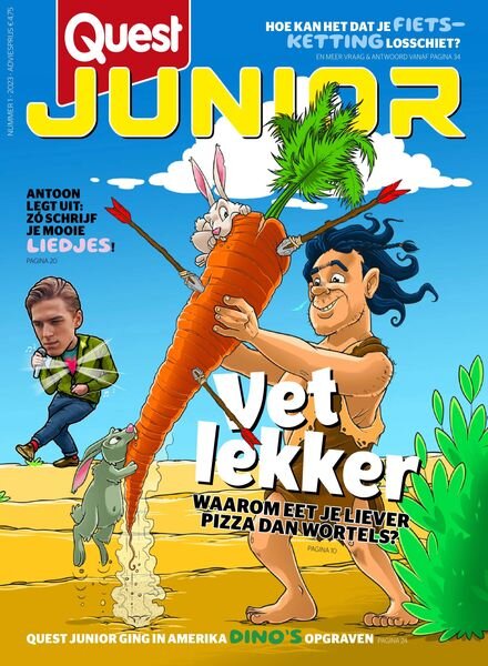 Quest Junior – januari 2023 Cover