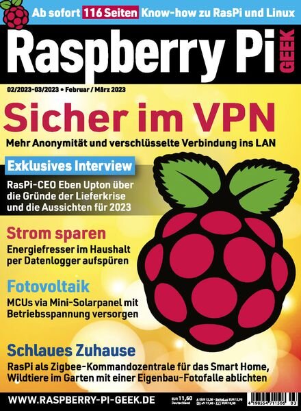 Raspberry Pi Geek – Januar 2023 Cover